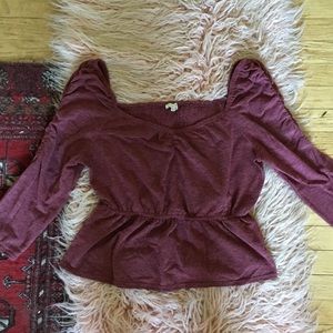 Romantic Dusty Rose Top